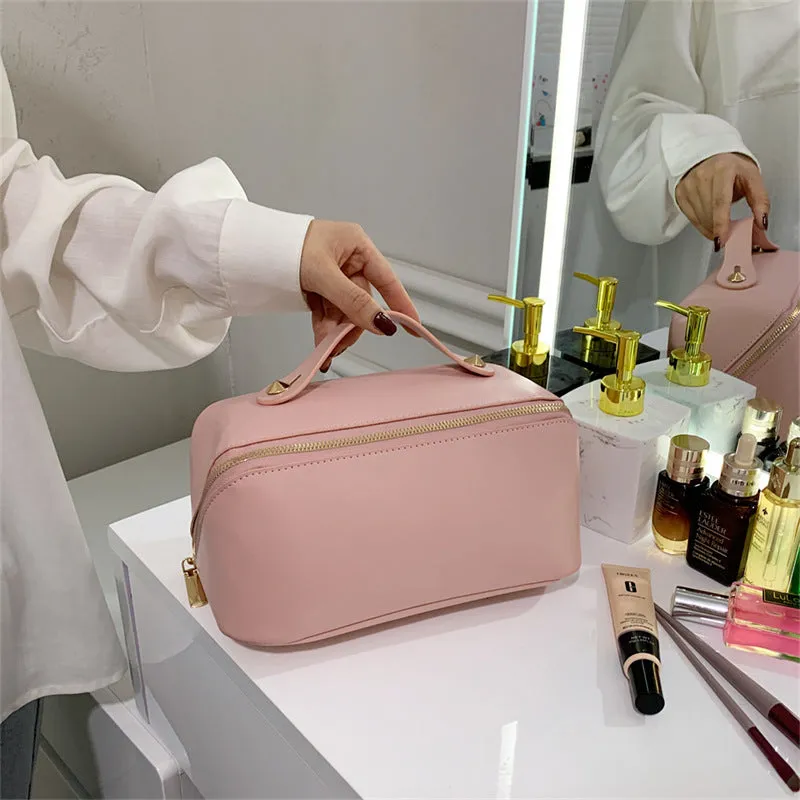 Women's Portable Large Capacity Fashionable High-grade Cosmetics Cosmetic Bags