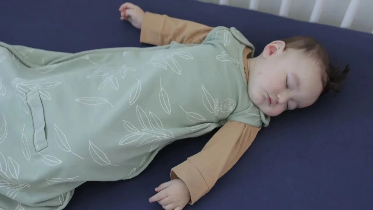 Woolino 4 Season Ultimate Merino Wool Baby Sleep Bag - Sage
