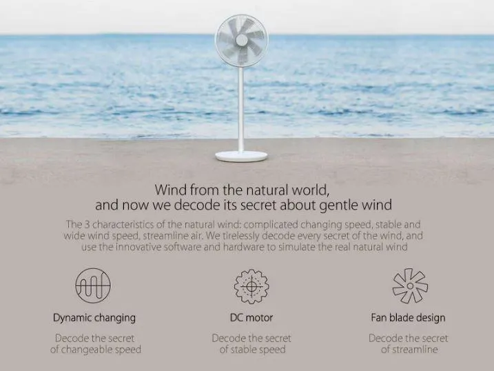 Xiaomi Smartmi Portable Wireless Standing Air Fan