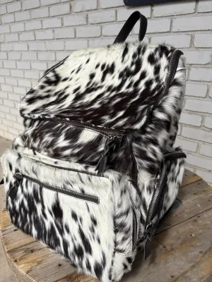 XL Cowhide   Brown Leather Backpack