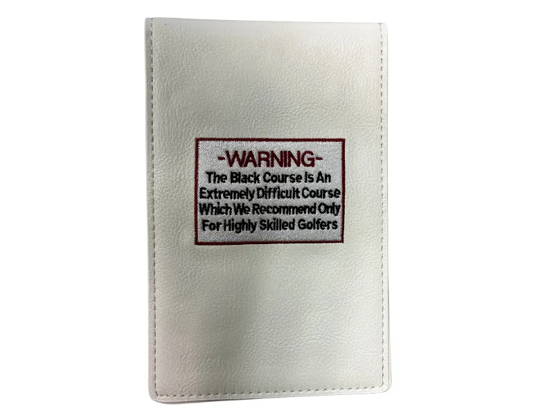 Yardage Book Holder with Bethpage Caddy Logo