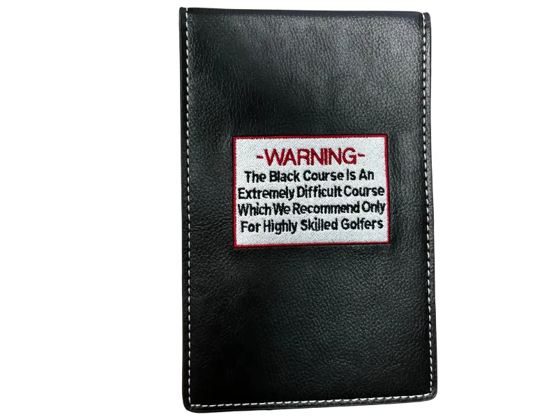 Yardage Book Holder with Bethpage Caddy Logo