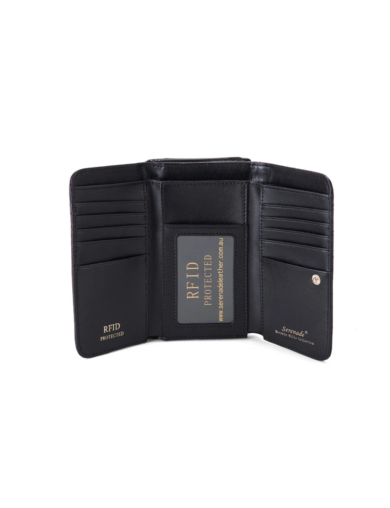 YOLANDA  MEDIUM PATENT LEATHER WALLET WITH RFID-WSF2702- NEW IN