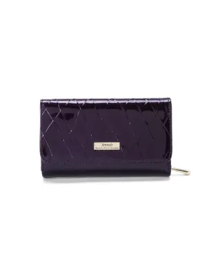 YOLANDA  MEDIUM PATENT LEATHER WALLET WITH RFID-WSF2702- NEW IN