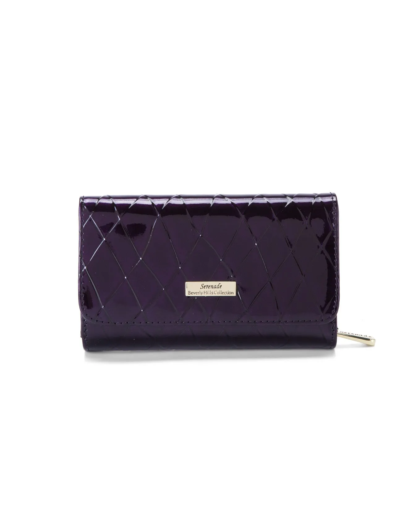 YOLANDA  MEDIUM PATENT LEATHER WALLET WITH RFID-WSF2702- NEW IN