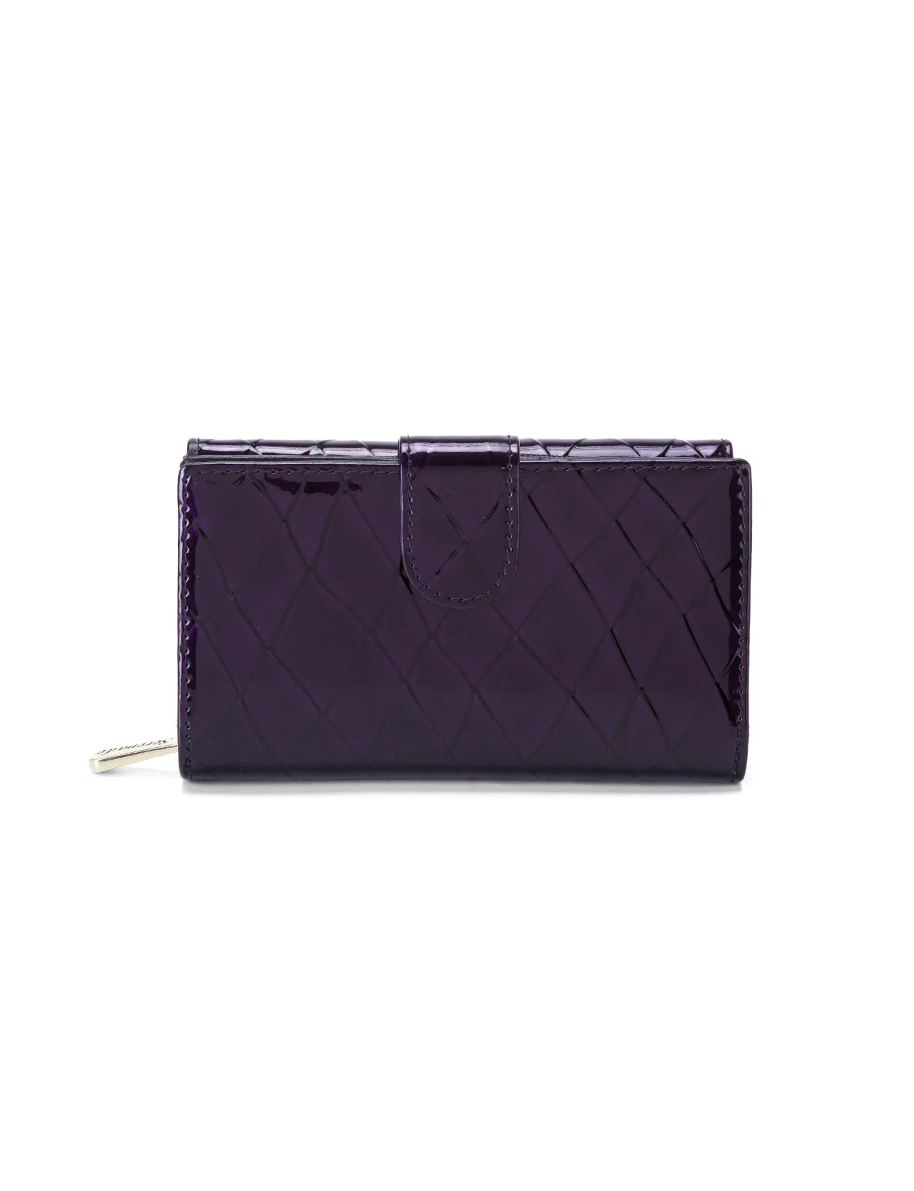 YOLANDA  MEDIUM PATENT LEATHER WALLET WITH RFID-WSF2702- NEW IN