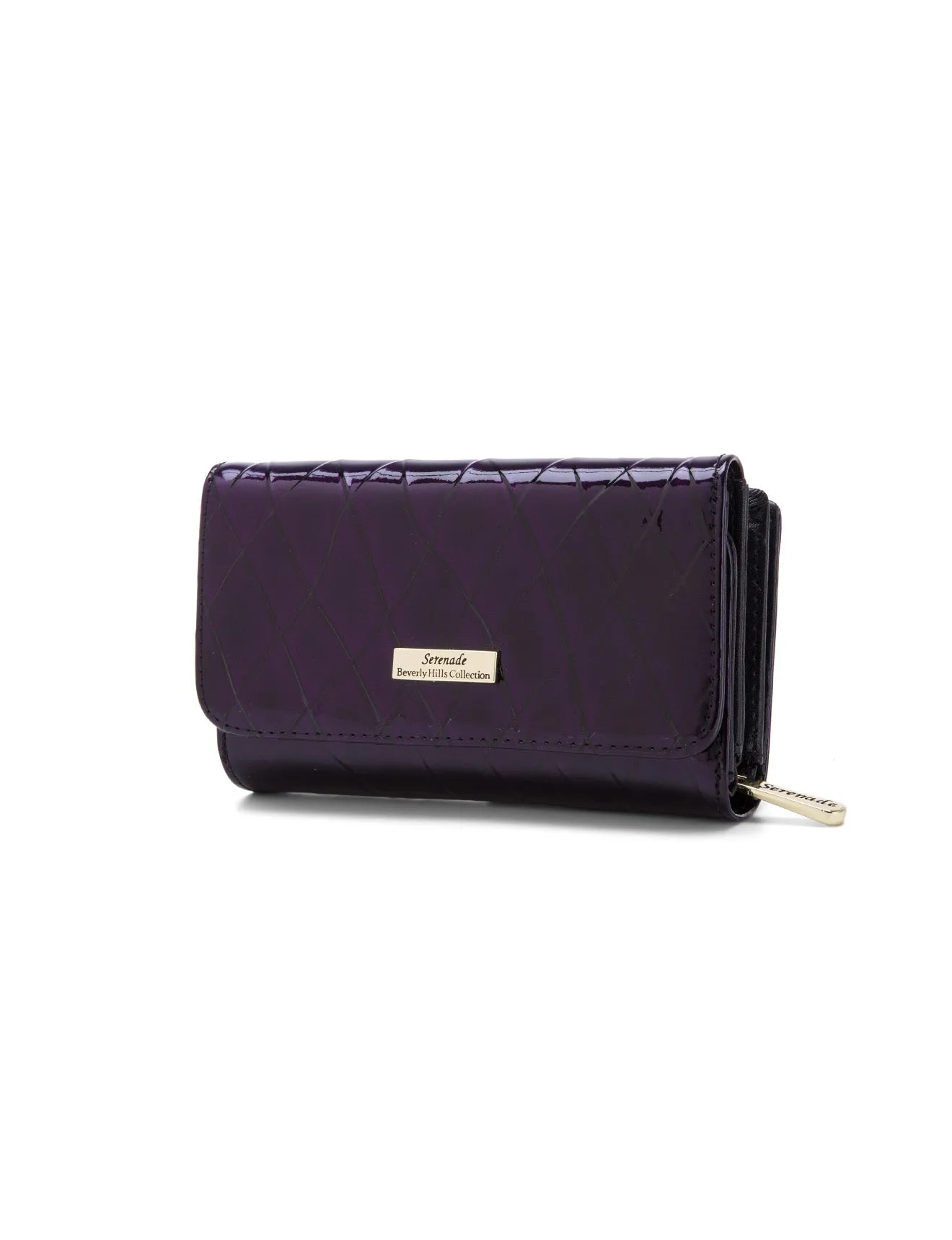 YOLANDA  MEDIUM PATENT LEATHER WALLET WITH RFID-WSF2702- NEW IN