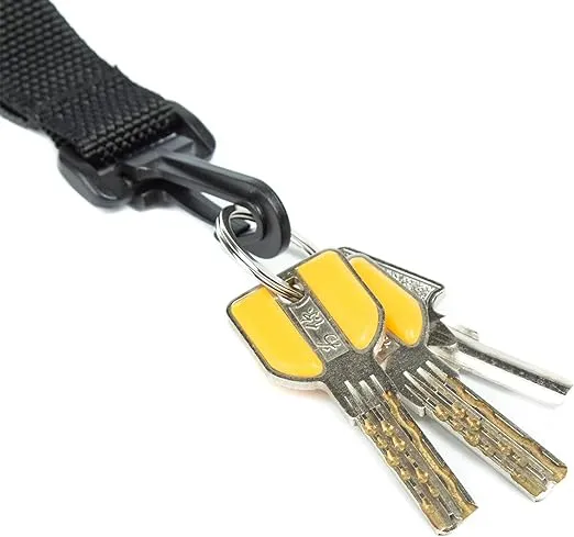 Zero North Belt Keeper With Snap Button Closure, With Key Holder