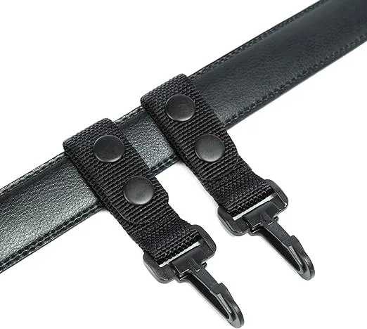Zero North Belt Keeper With Snap Button Closure, With Key Holder