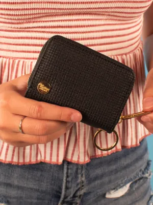 Zip Around Wallet - Black