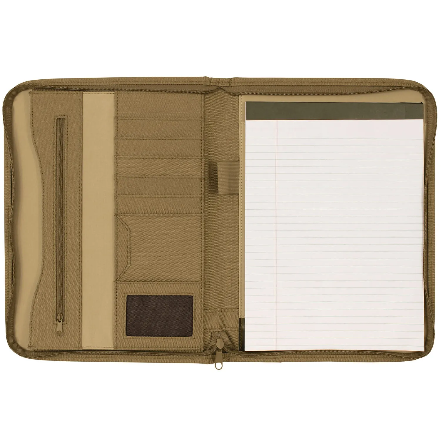 Zippered Padfolio - Coyote