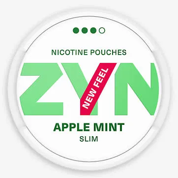 ZYN Apple Mint Slim Strong Nicotine Pouches (20pcs/Can)